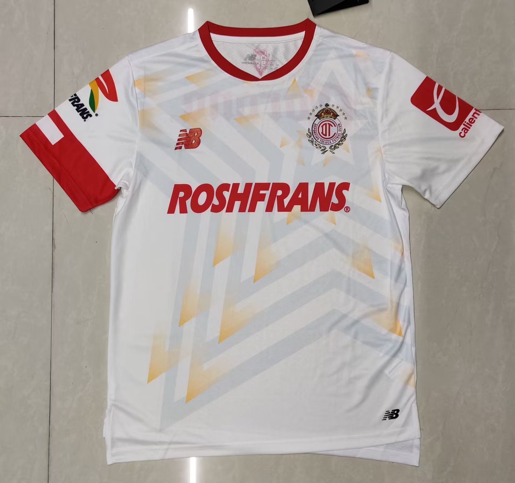 AAA Quality Toluca 23/24 Away White Soccer Jersey